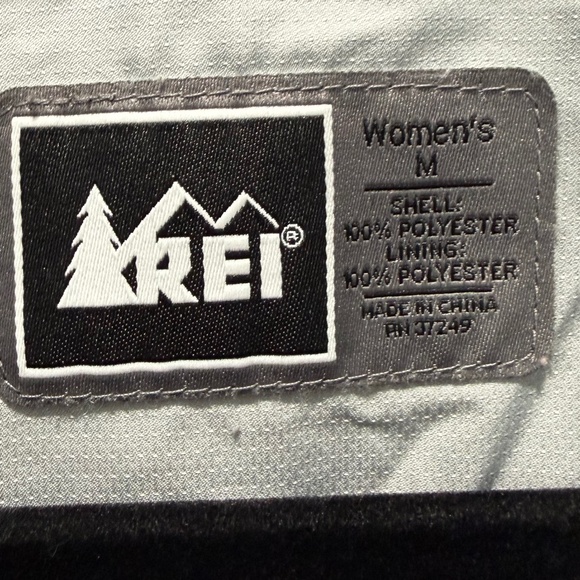 REI Hooded Womens Softshell Jacket Black Full Zip Size M - Picture 2 of 5